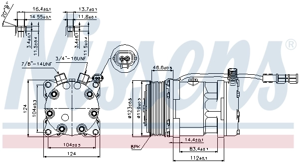Compressor, air conditioning ** FIRST FIT ** 89139