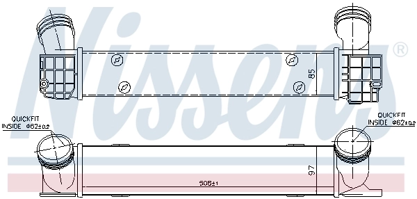 Charge Air Cooler 96725