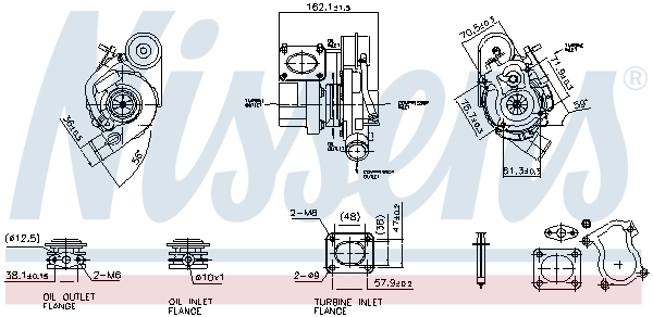 NISSENS 93493 Charger, charging (supercharged/turbocharged)
