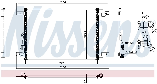 Condenser, air conditioning ** FIRST FIT ** 940974