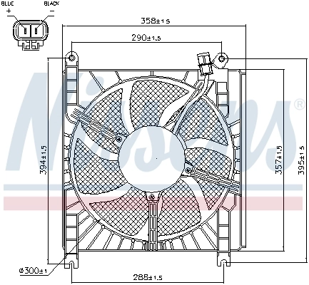 Fan, engine cooling 85415