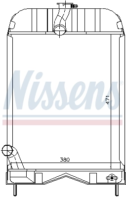 NISSENS 62253 Radiator, engine cooling