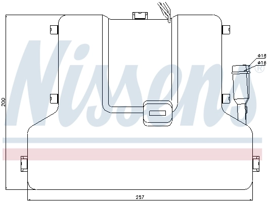 NISSENS 71904 Heat Exchanger, interior heating
