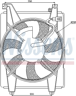Fan, engine cooling 85088
