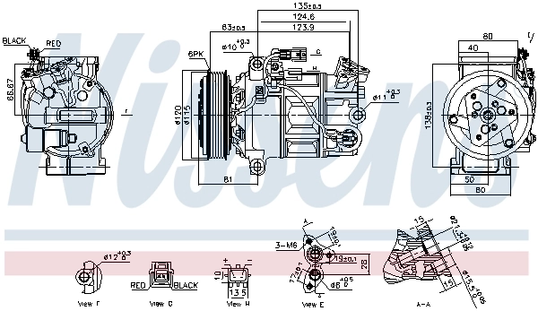 NISSENS 890894 Compressor, air conditioning