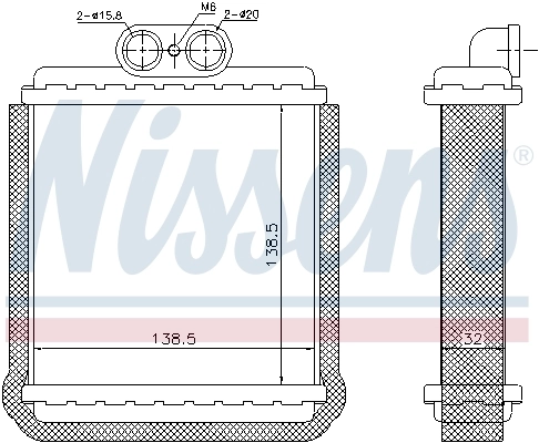 Heat Exchanger, interior heating 73751