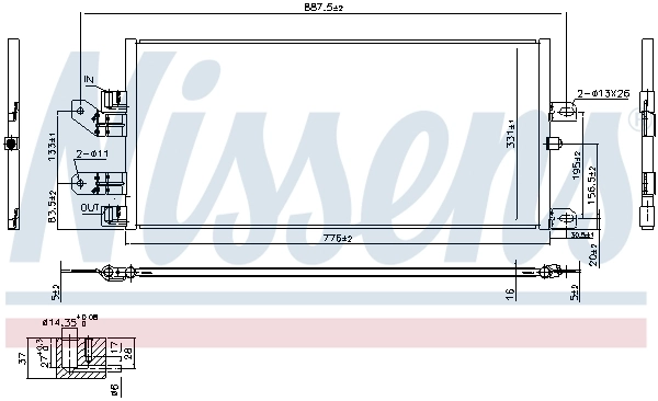 Condenser, air conditioning 940486