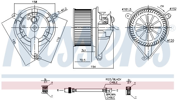 Interior Blower 87052