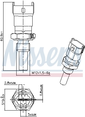 Sensor, coolant temperature ** FIRST FIT ** 207019