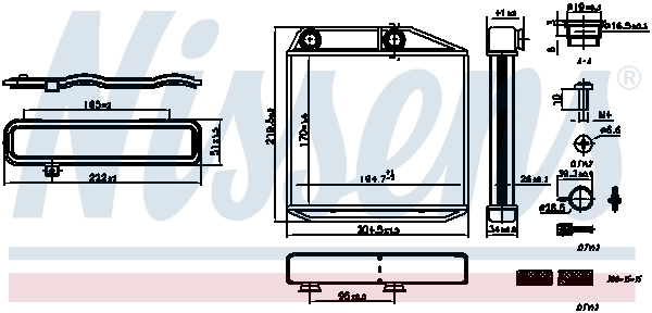 Heat Exchanger, interior heating 707213