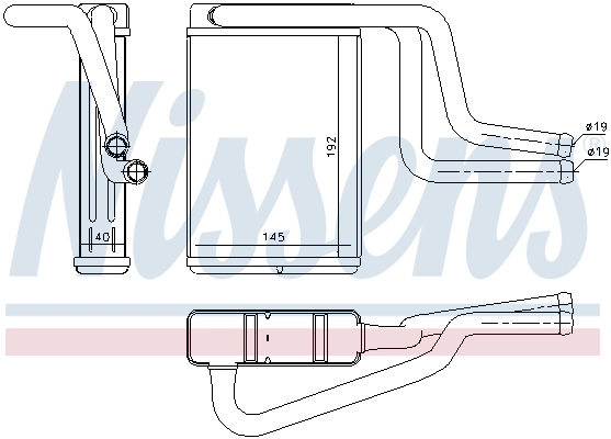 Heat Exchanger, interior heating 71744