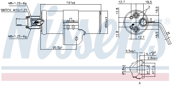 NISSENS 95607 Dryer, air conditioning
