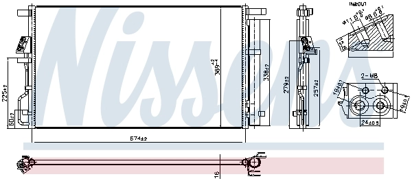 Condenser, air conditioning ** FIRST FIT ** 940922