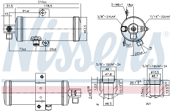 NISSENS 95060 Dryer, air conditioning