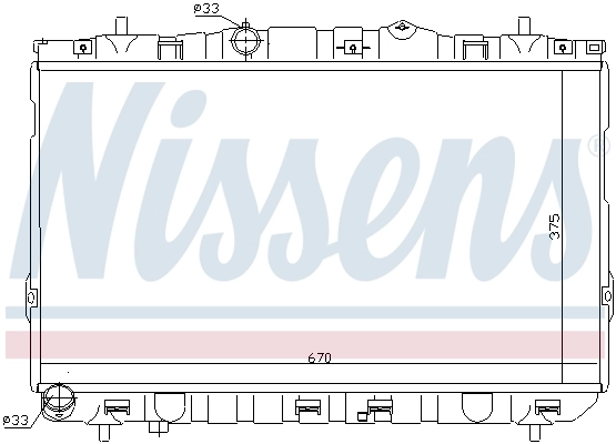 Radiator, engine cooling 67469