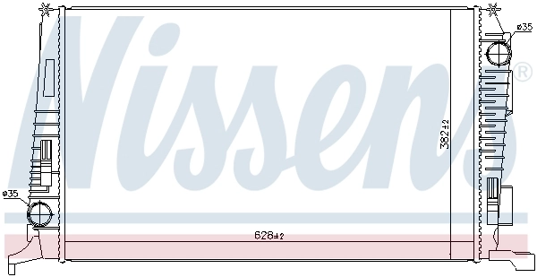 Radiator, engine cooling 637614