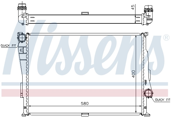 Radiator, pendingin mesin 60806