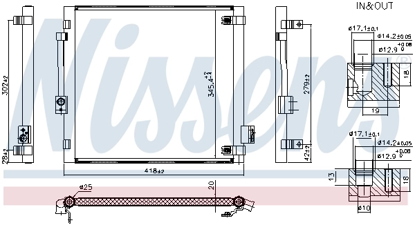 NISSENS 940688 Condenser, air conditioning