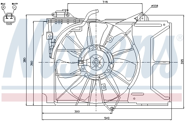 Fan, engine cooling 85226