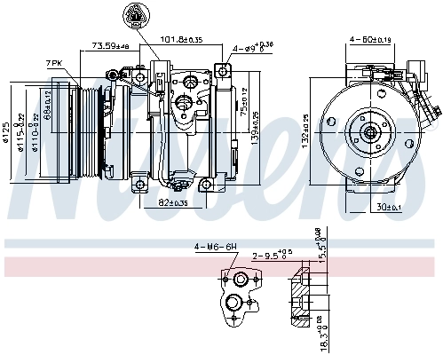 Compressor, air conditioning ** FIRST FIT ** 890871