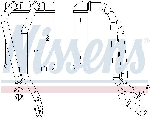 Heat Exchanger, interior heating 707303