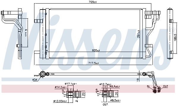 Condenser, air conditioning ** FIRST FIT ** 940831