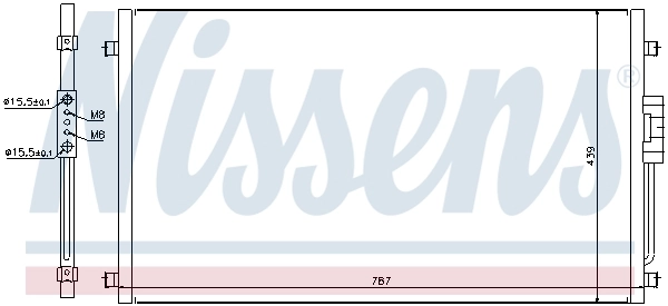 Condenser, air conditioning ** FIRST FIT ** 94557