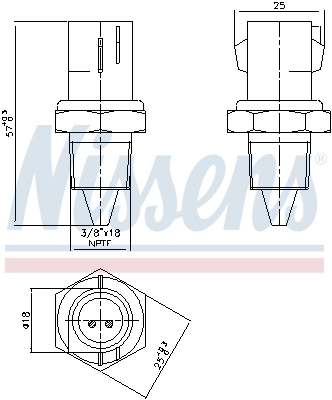 Sensor, coolant temperature ** FIRST FIT ** 207012