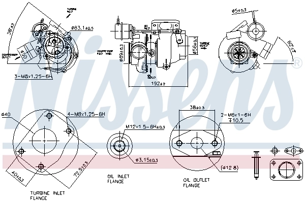 NISSENS 93040 Charger, charging (supercharged/turbocharged)