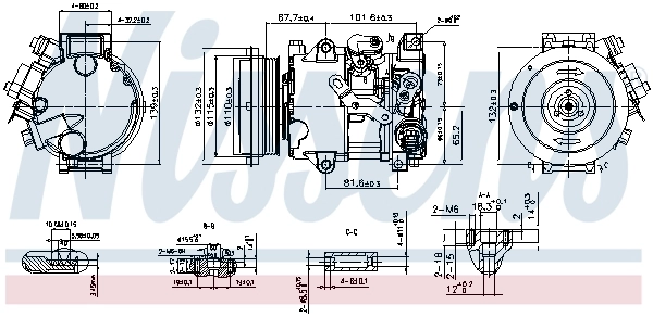 Compressor, air conditioning ** FIRST FIT ** 890808
