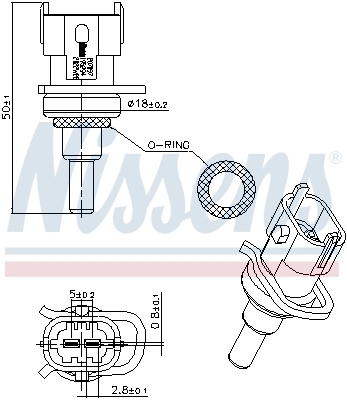 Sensor, coolant temperature ** FIRST FIT ** 207097