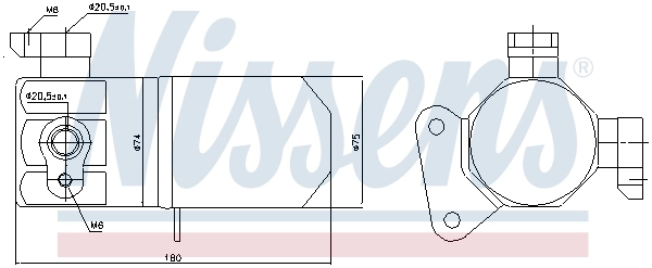 NISSENS 95432 Dryer, air conditioning