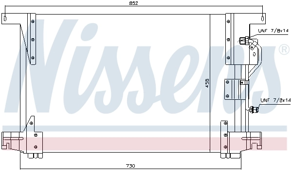 Condenser, air conditioning ** FIRST FIT ** 94336