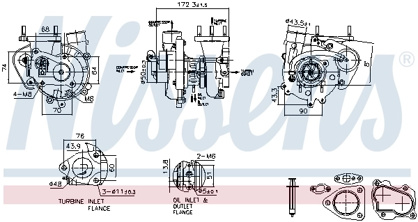 NISSENS 93544 Charger, charging (supercharged/turbocharged)