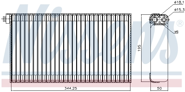 NISSENS 92310 Evaporator, air conditioning