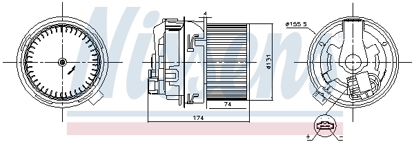 Interior Blower 87591