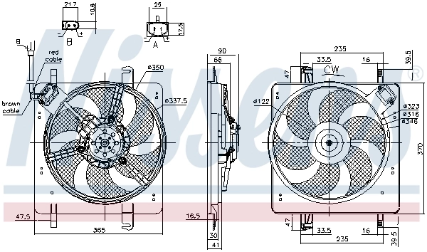 Fan, engine cooling 85835