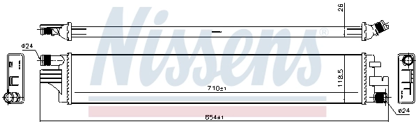 Radiator, engine cooling 630794