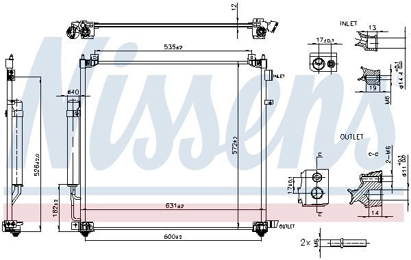 Condenser, air conditioning ** FIRST FIT ** 941295