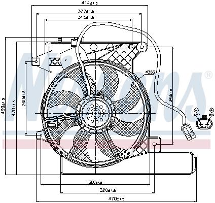 Fan, engine cooling 85202