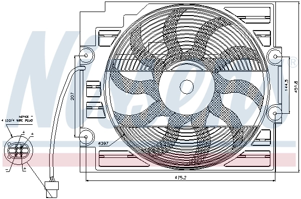 Fan, engine cooling 85421