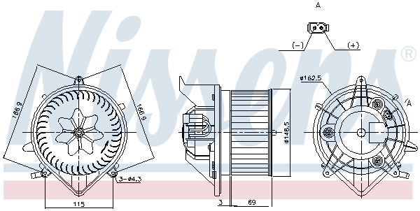 Interior Blower 87433
