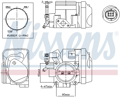 Badan throttle ** FIRST FIT ** 955043