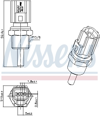Sensor, coolant temperature ** FIRST FIT ** 207007