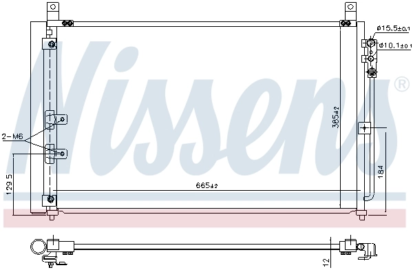 NISSENS 941173 Condenser, air conditioning