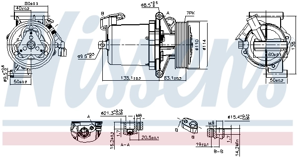 Compressor, air conditioning ** FIRST FIT ** 890172