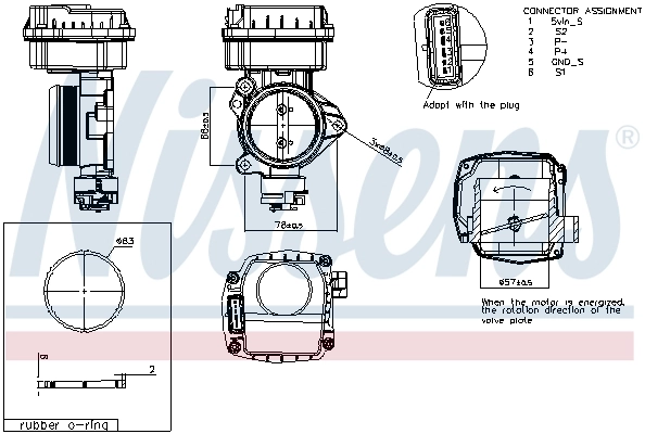 Throttle Body 955206