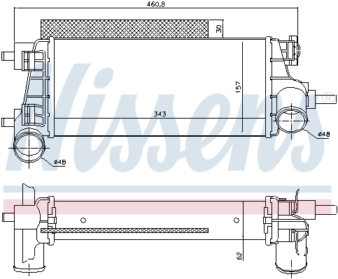 Charge Air Cooler 96490