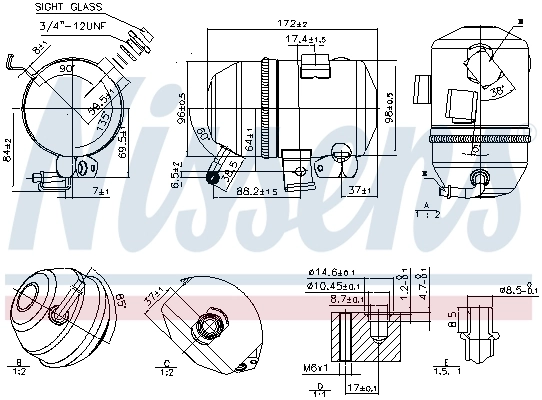 NISSENS 95520 Dryer, air conditioning