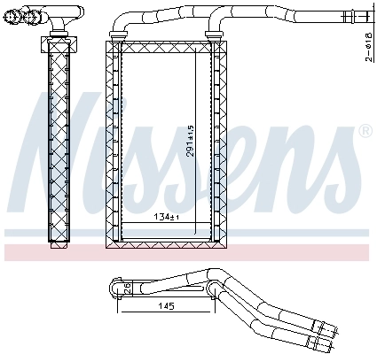 Heat Exchanger, interior heating 707208